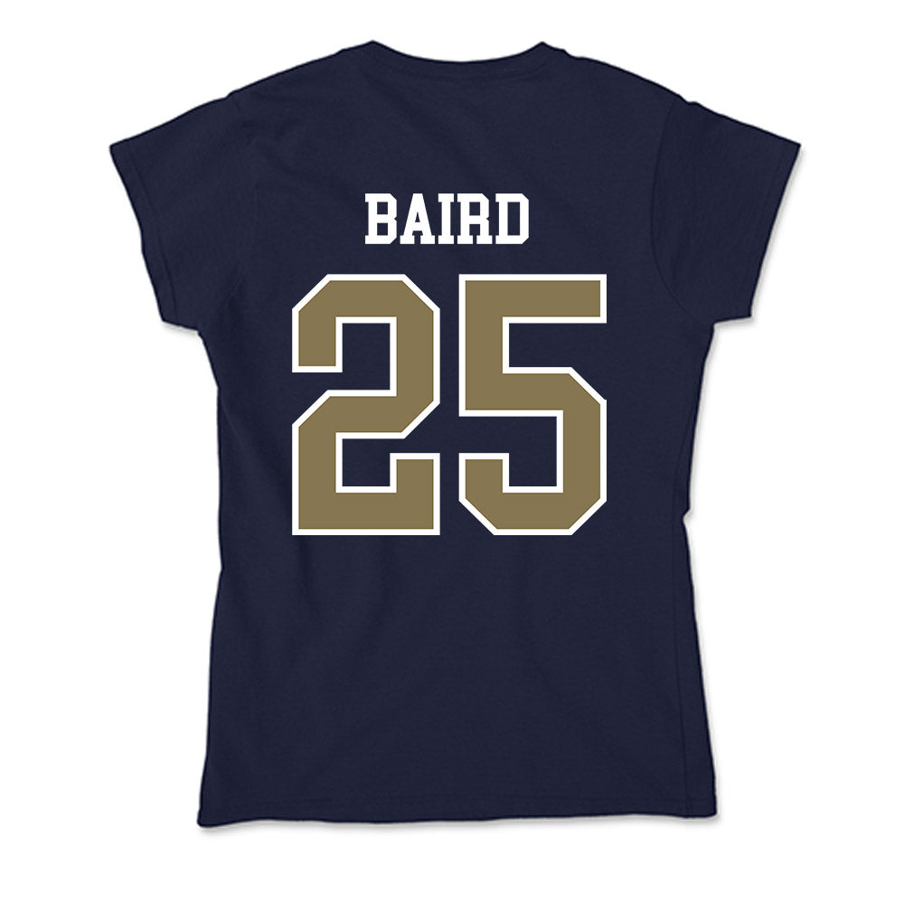 MSMU - NCAA Women's Lacrosse : Morgan Baird - Soft Style Women’s T-Shirt-1