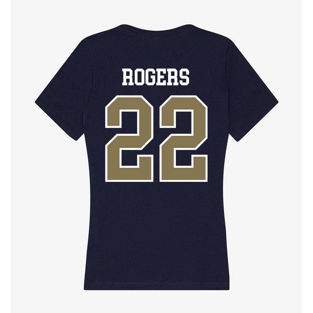 MSMU - NCAA Men's Basketball : Noah Rogers - Women's V-Neck T-Shirt-1