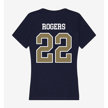MSMU - NCAA Men's Basketball : Noah Rogers - Women's V-Neck T-Shirt-1