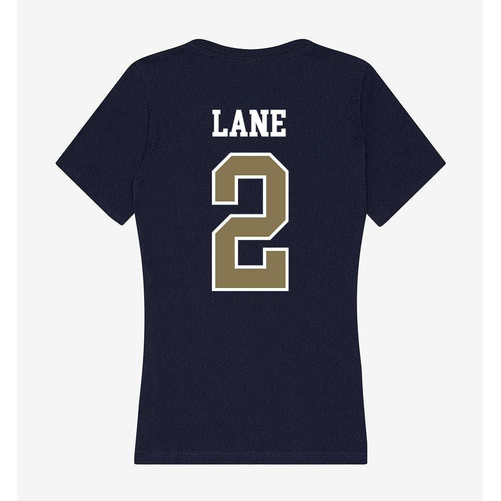 MSMU - NCAA Flag Football : Alyssa Lane - Women's V-Neck T-Shirt-1