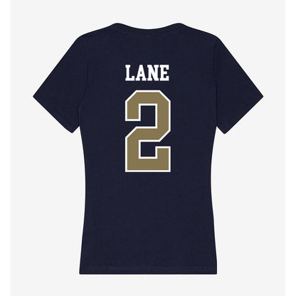 MSMU - NCAA Flag Football : Alyssa Lane - Women's V-Neck T-Shirt-1