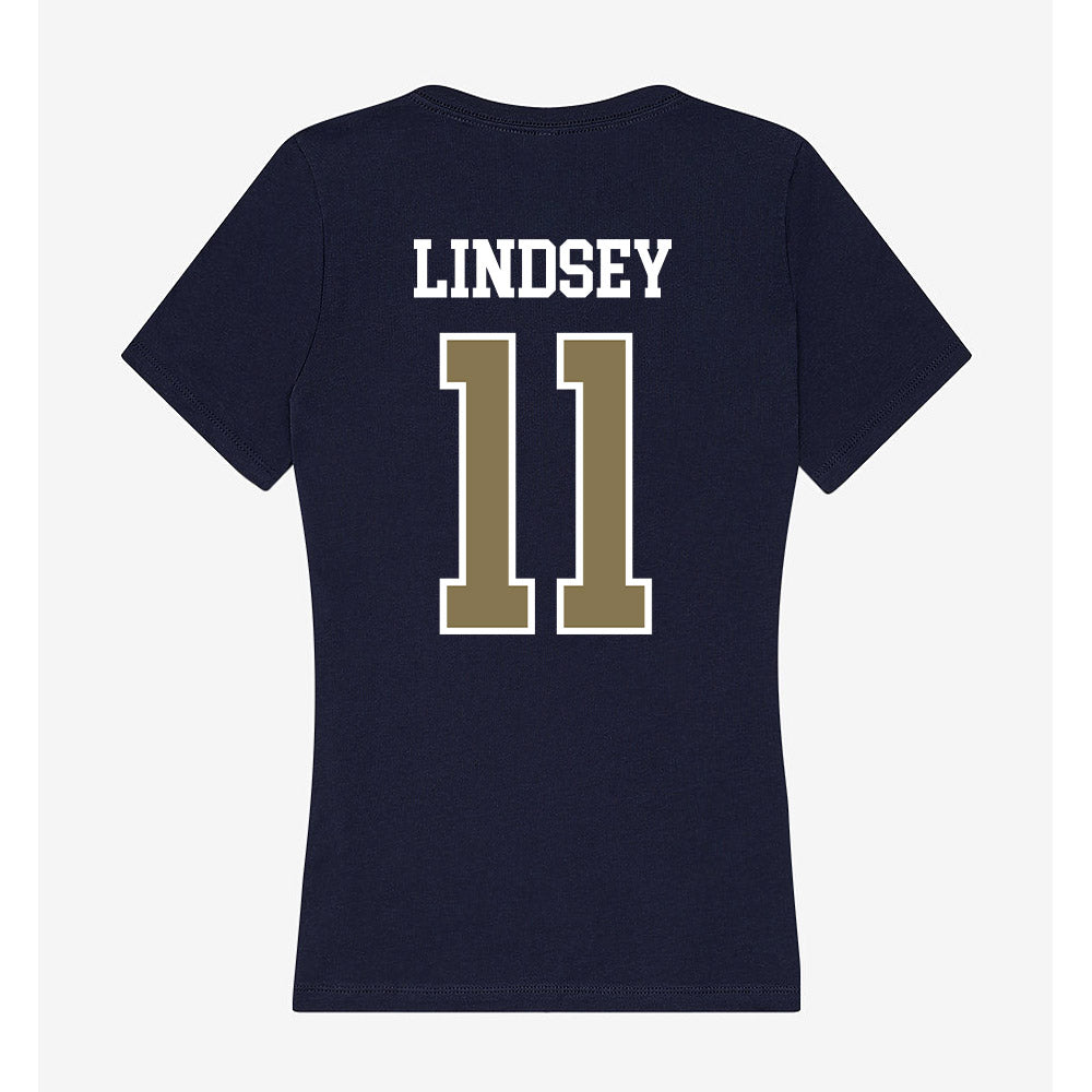 MSMU - NCAA Women's Basketball : Kayla Lindsey - Women's V-Neck T-Shirt-1