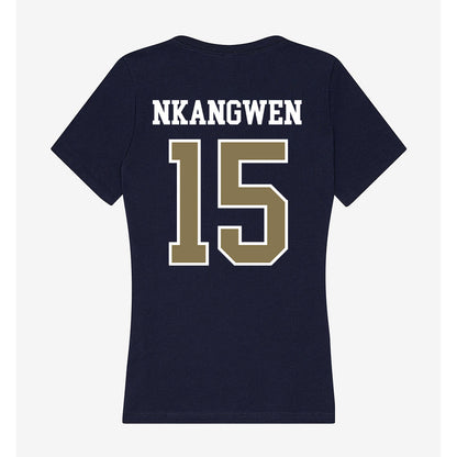 MSMU - NCAA Women's Basketball : Lenora Nkangwen - Women's V-Neck T-Shirt-1