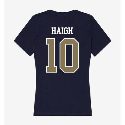 MSMU - NCAA Men's Basketball : Patrick Haigh - Women's V-Neck T-Shirt-1