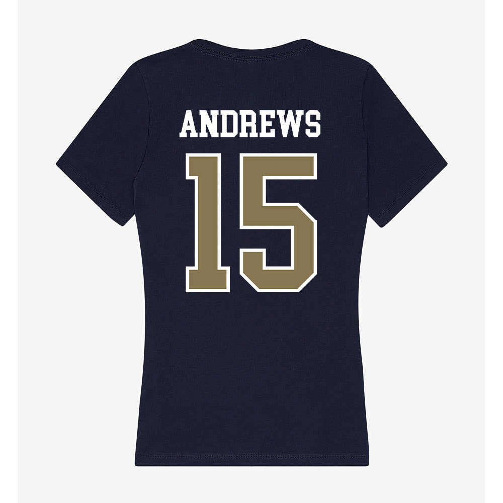 MSMU - NCAA Baseball : Jake Andrews - Women's V-Neck T-Shirt-1