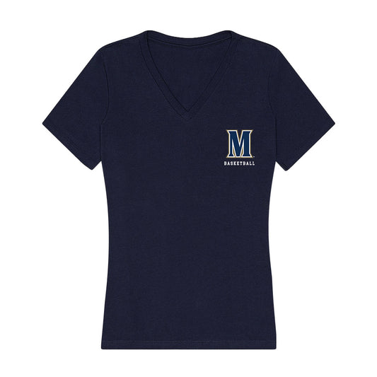 MSMU - NCAA Men's Basketball : Miquel Llompart - Women's V-Neck T-Shirt-0