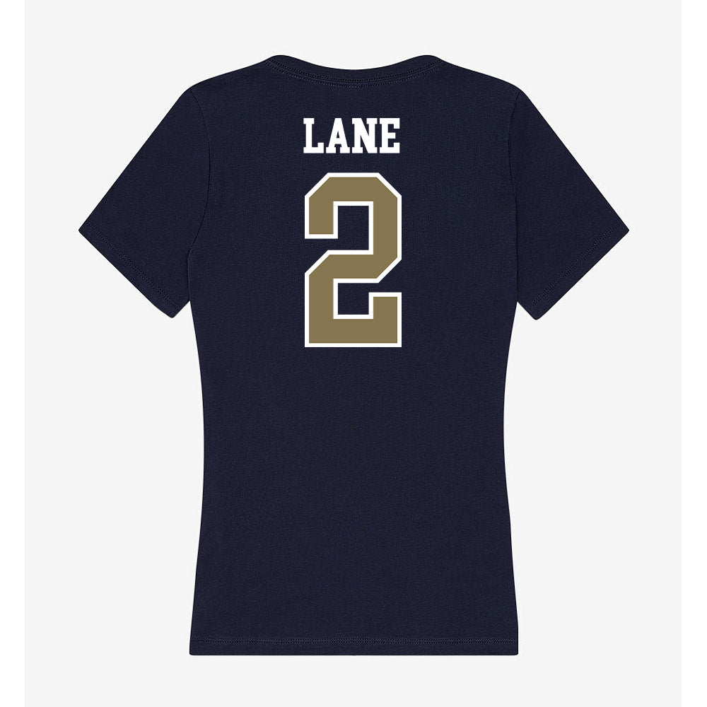 MSMU - NCAA Flag Football : Alyssa Lane - Women's V-Neck T-Shirt-1