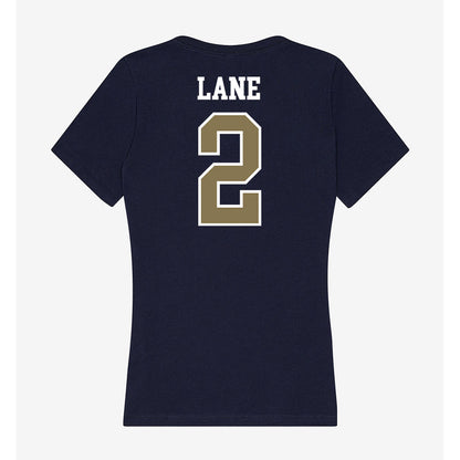 MSMU - NCAA Flag Football : Alyssa Lane - Women's V-Neck T-Shirt-1