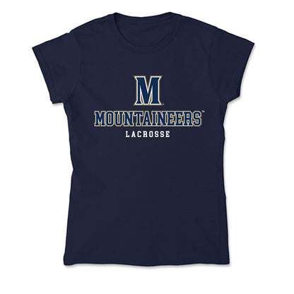 MSMU - NCAA Women's Lacrosse : Morgan Baird - Soft Style Women’s T-Shirt-0