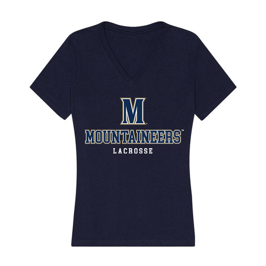 MSMU - NCAA Women's Lacrosse : Morgan Baird - Women's V-Neck T-Shirt-0
