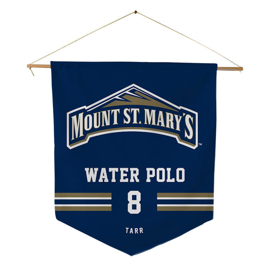 MSMU - NCAA Men's Water Polo : Aaron Tarr - Pennant - 18" x 21"-0