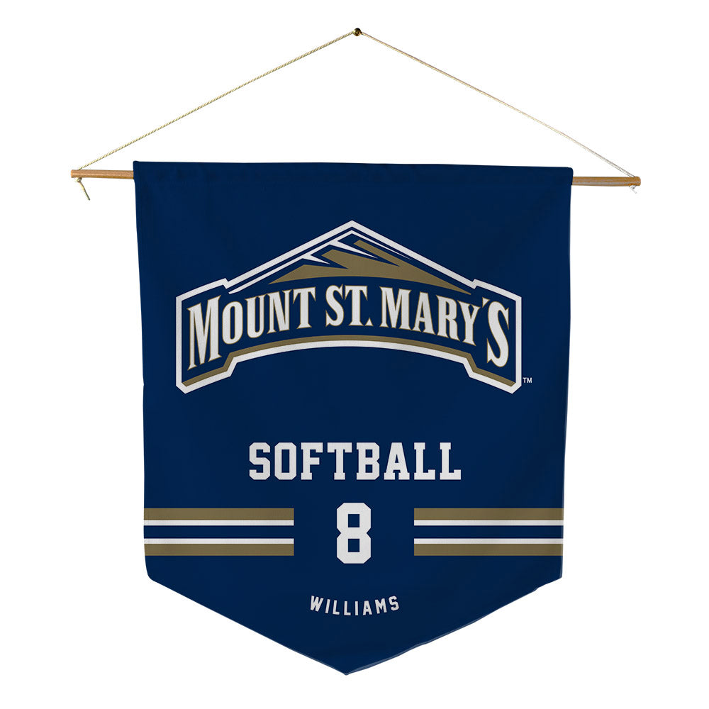 MSMU - NCAA Softball : Taylor Williams - Pennant - 18" x 21"-0