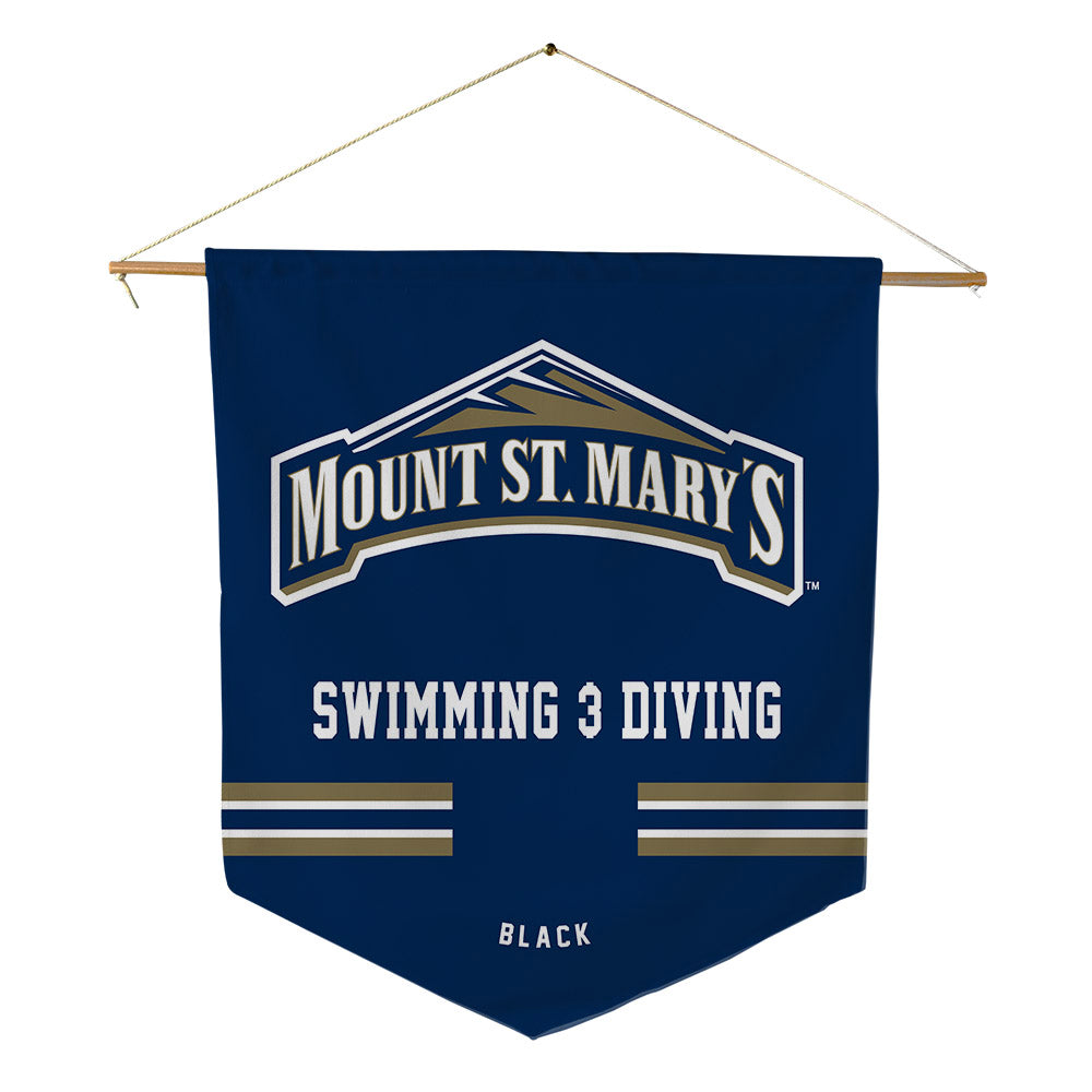 MSMU - NCAA Men's Swimming & Diving : Joshua Black - Pennant - 18" x 21"-0