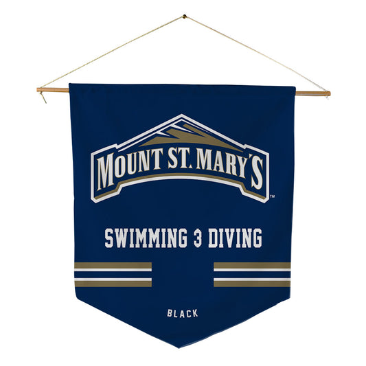 MSMU - NCAA Men's Swimming & Diving : Joshua Black - Pennant - 18" x 21"-0