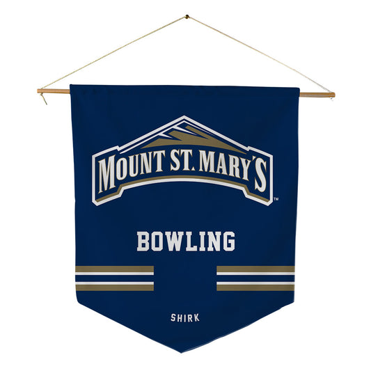 MSMU - NCAA Women's Bowling : Aliza Shirk - Pennant - 18" x 21"-0