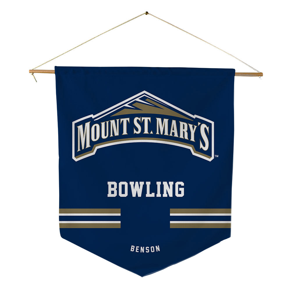 MSMU - NCAA Women's Bowling : Amber Benson - Pennant - 18" x 21"-0