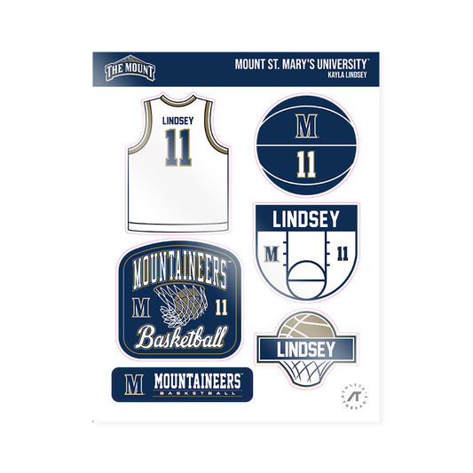 MSMU - NCAA Women's Basketball : Kayla Lindsey - Sticker Sheet-0