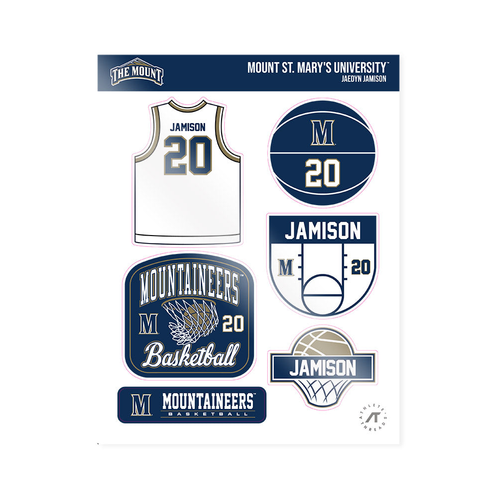 MSMU - NCAA Women's Basketball : Jaedyn Jamison - Sticker Sheet-0
