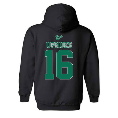 USF - NCAA Women's Lacrosse : Ava Uphues - The Debut Win Hooded Sweatshirt-1