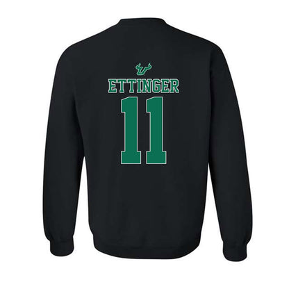 USF - NCAA Women's Lacrosse : Amanda Ettinger - The Debut Win Crewneck Sweatshirt-1