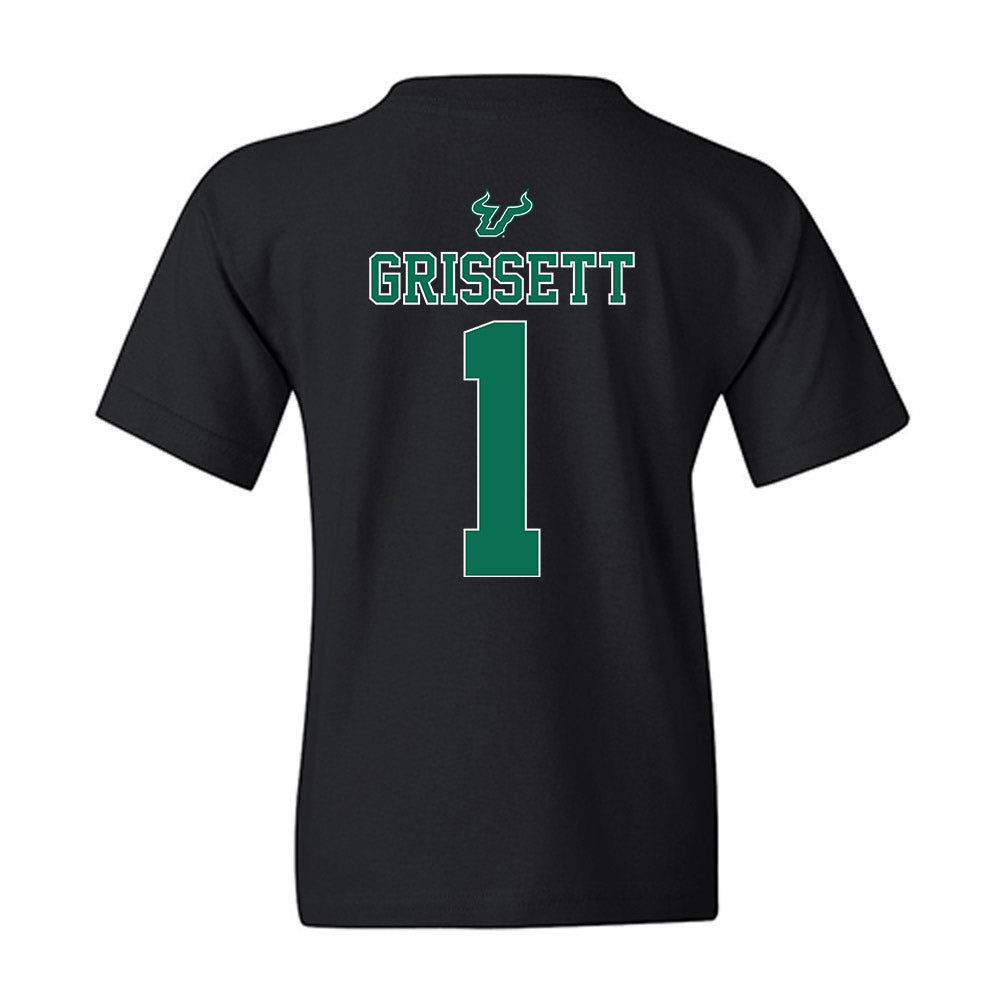 USF - NCAA Women's Lacrosse : Elise Grissett - The Debut Win Youth T-Shirt-1