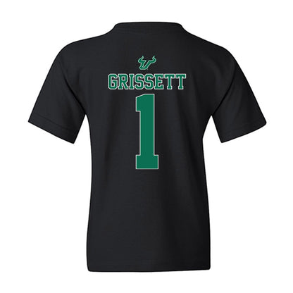 USF - NCAA Women's Lacrosse : Elise Grissett - The Debut Win Youth T-Shirt-1