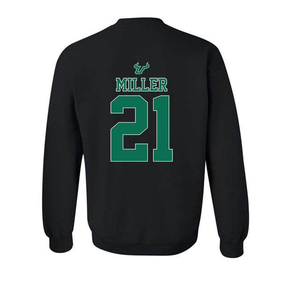 USF - NCAA Women's Lacrosse : Hayden Miller - The Debut Win Crewneck Sweatshirt-1