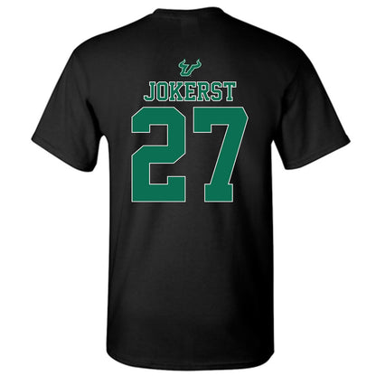 USF - NCAA Women's Lacrosse : Madisyn Jokerst - The Debut Win T-Shirt-1