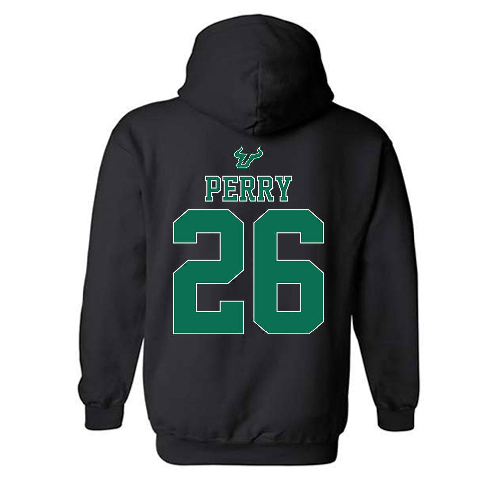 USF - NCAA Women's Lacrosse : morgan perry - The Debut Win Hooded Sweatshirt-1