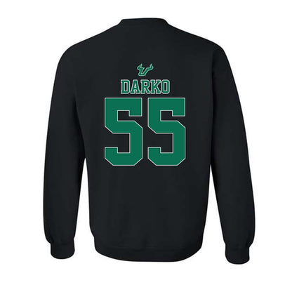 USF - NCAA Women's Lacrosse : Hailey Darko - The Debut Win Crewneck Sweatshirt-1