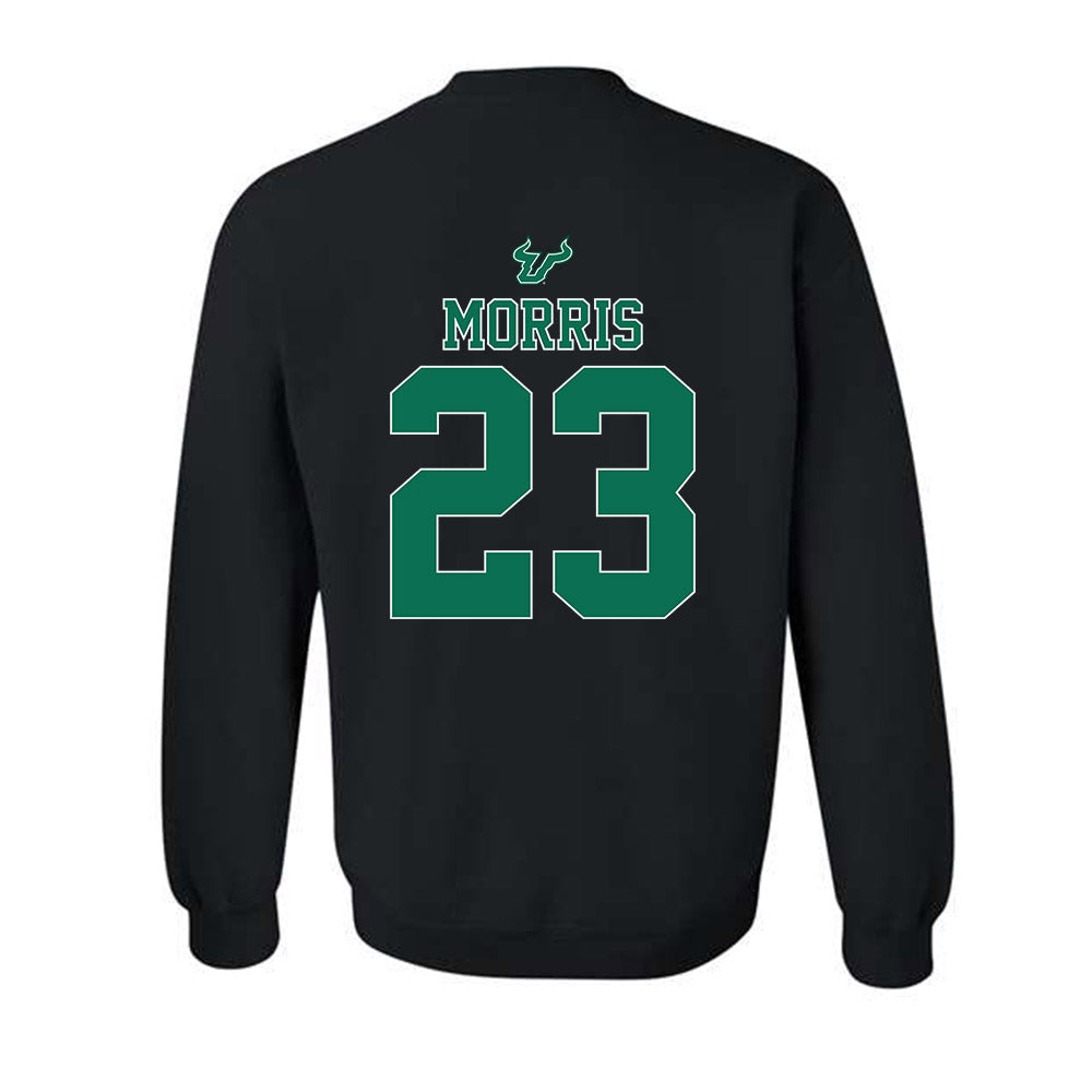 USF - NCAA Women's Lacrosse : Maddie Morris - The Debut Win Crewneck Sweatshirt-1