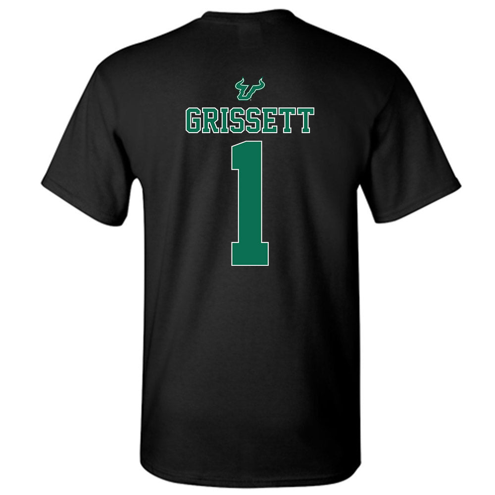 USF - NCAA Women's Lacrosse : Elise Grissett - The Debut Win T-Shirt-1