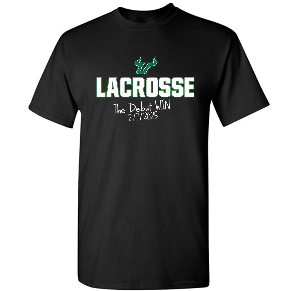 USF - NCAA Women's Lacrosse : morgan perry - The Debut Win T-Shirt-0