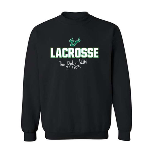USF - NCAA Women's Lacrosse : Brooke Molchanoff - The Debut Win Crewneck Sweatshirt-0