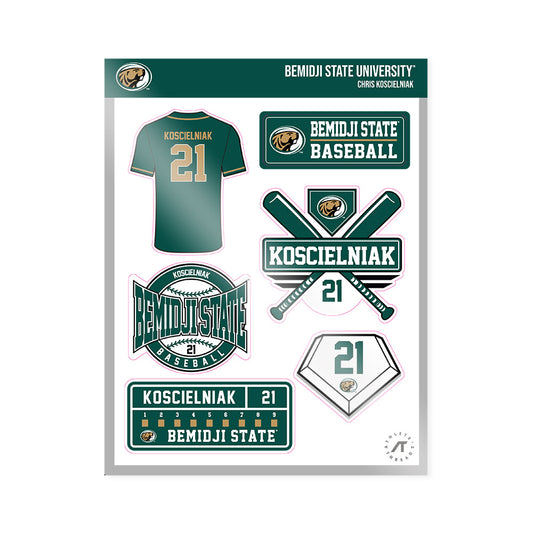 Bemidji State - NCAA Baseball : Chris Koscielniak - Sticker Sheet-0