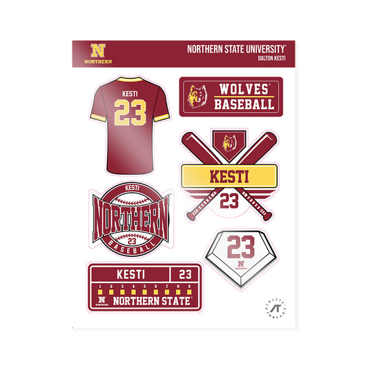 NSU - NCAA Baseball : Dalton Kesti - Sticker Sheet-0