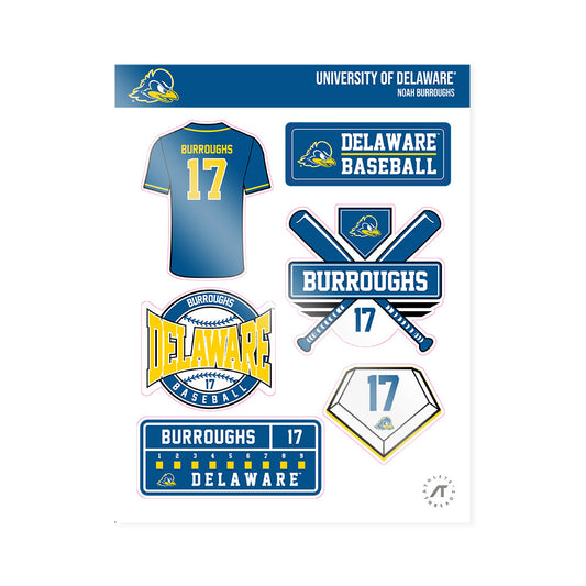 Delaware - NCAA Baseball : Noah Burroughs - Sticker Sheet-0