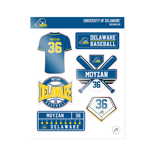 Delaware - NCAA Baseball : Ben Moyzan - Sticker Sheet-0