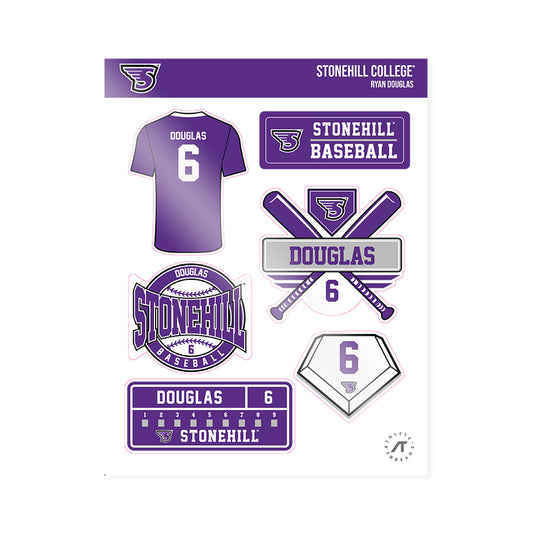 Stonehill - NCAA Baseball : Ryan Douglas - Sticker Sheet-0