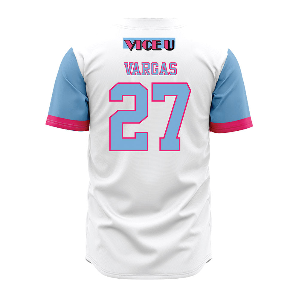 FIU - NCAA Baseball : Jordan Vargas - Miami Vice Jersey-1