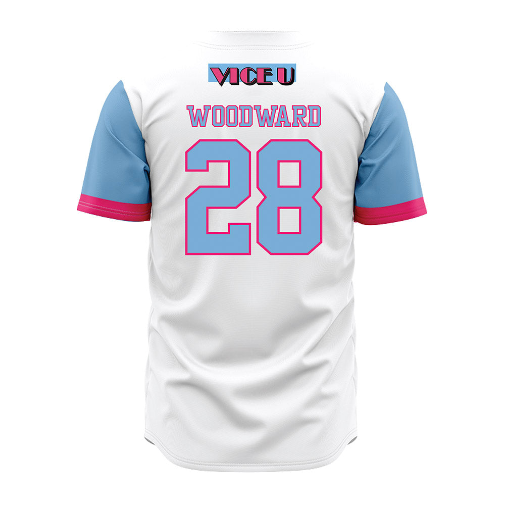FIU - NCAA Baseball : Jarek Woodward - Miami Vice Jersey-1