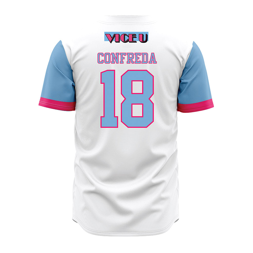 FIU - NCAA Baseball : Brennan Confreda - Miami Vice Jersey-1