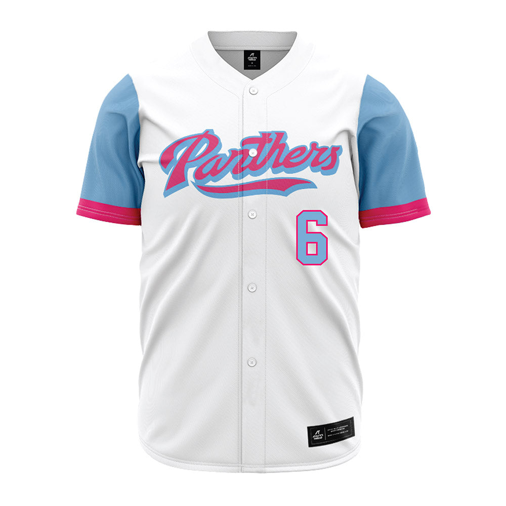 FIU - NCAA Baseball : Luca Reyes - Miami Vice Jersey-0