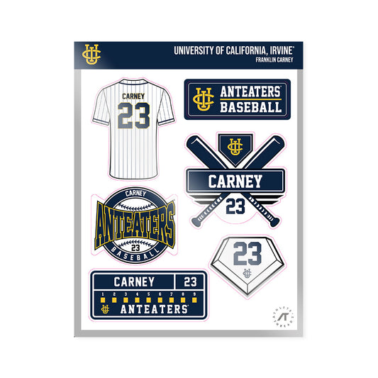 UCI - NCAA Baseball : Franklin Carney - Sticker Sheet-0