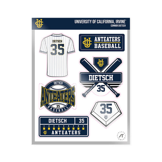 UCI - NCAA Baseball : Connor Dietsch - Sticker Sheet-0