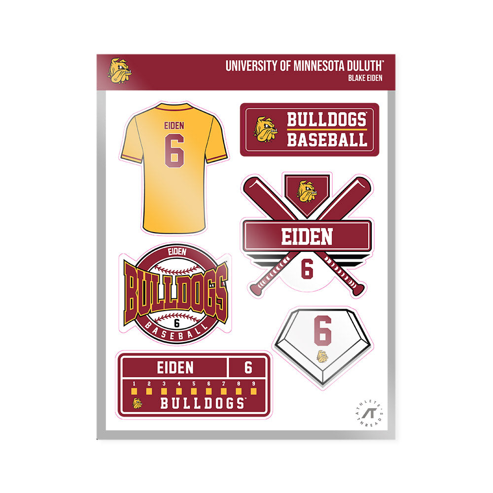 UMN Duluth - NCAA Baseball : Blake Eiden - Sticker Sheet-0