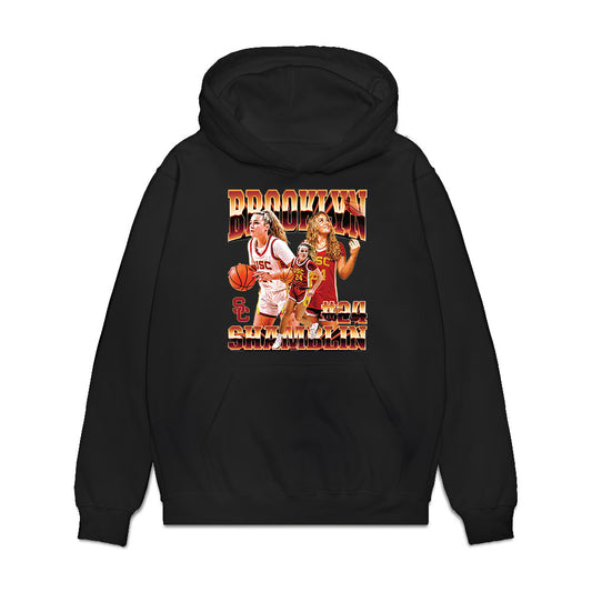 USC - NCAA Women's Basketball : Brooklyn Shamblin - Collage Premium Hooded Sweatshirt-0