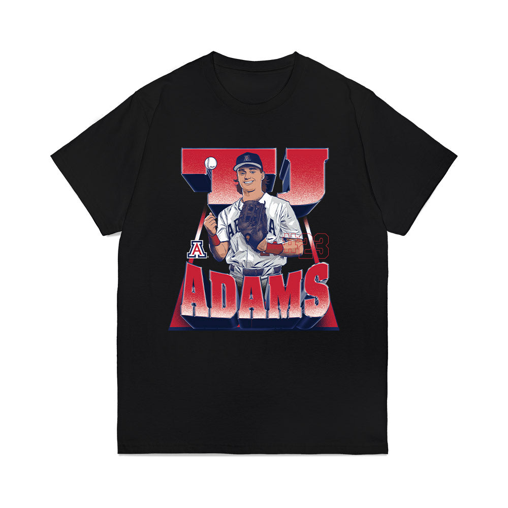 Arizona - NCAA Baseball : TJ Adams - Premium T-Shirt-0