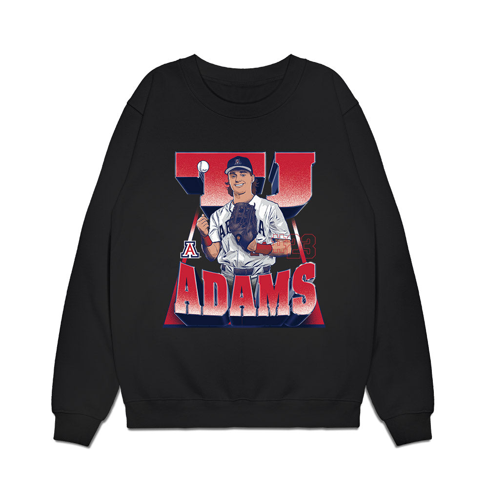 Arizona - NCAA Baseball : TJ Adams - Premium Crewneck Sweatshirt-0