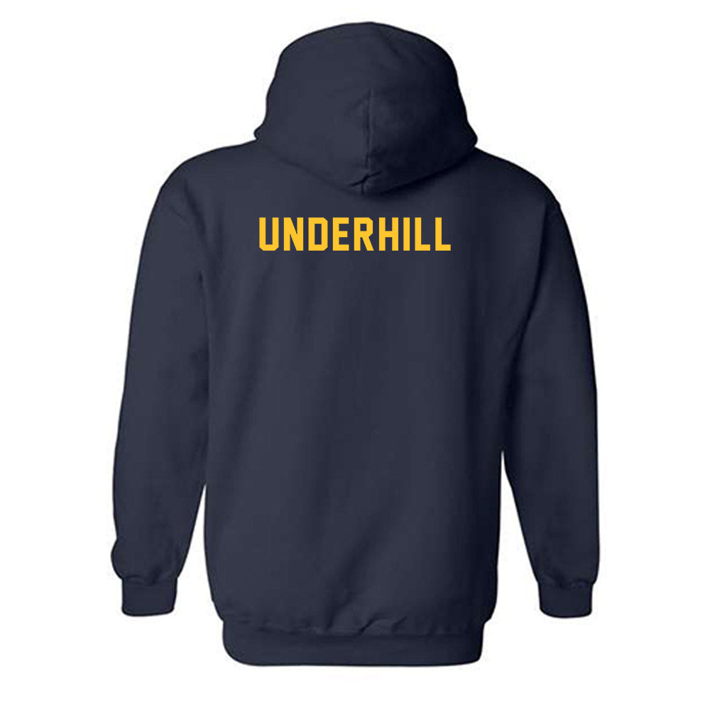 UC Berkeley - NCAA Men's Gymnastics : Nathan Underhill - Sports Shersey Hooded Sweatshirt-1